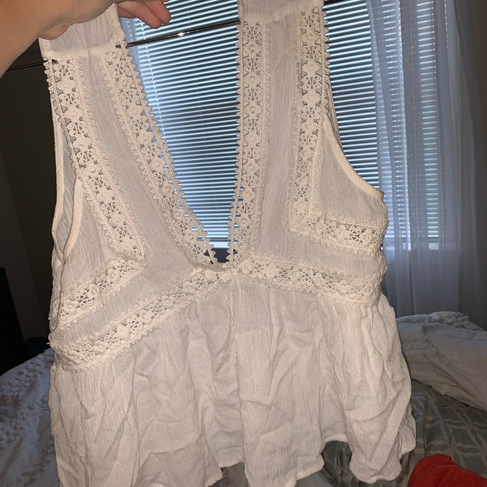 flowy lowcut shirt